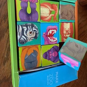 Crocodile Creek zoo puzzle blocks